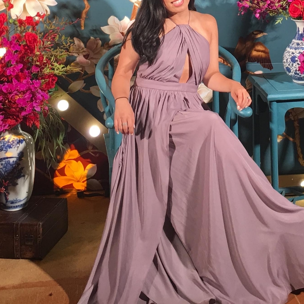 Lavender Layered Maxi Dress